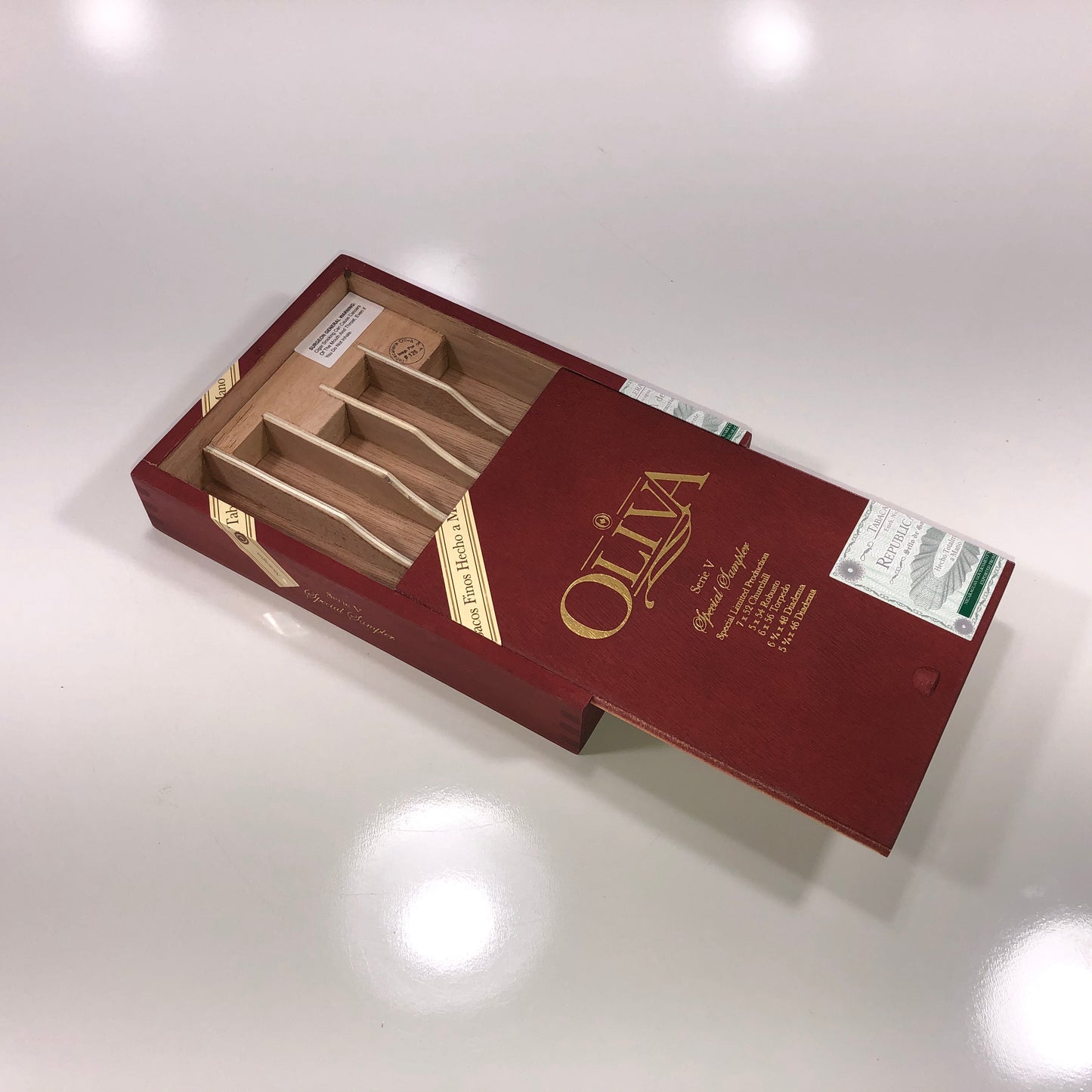 Oliva Special Sampler Empty Wooden Cigar Box 5.5x8x1.5