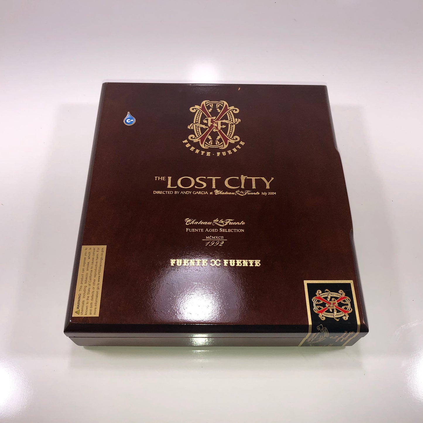 Arturo Fuente Opus X The Lost City Toro Empty Wooden Cigar Box 9.75x9x2