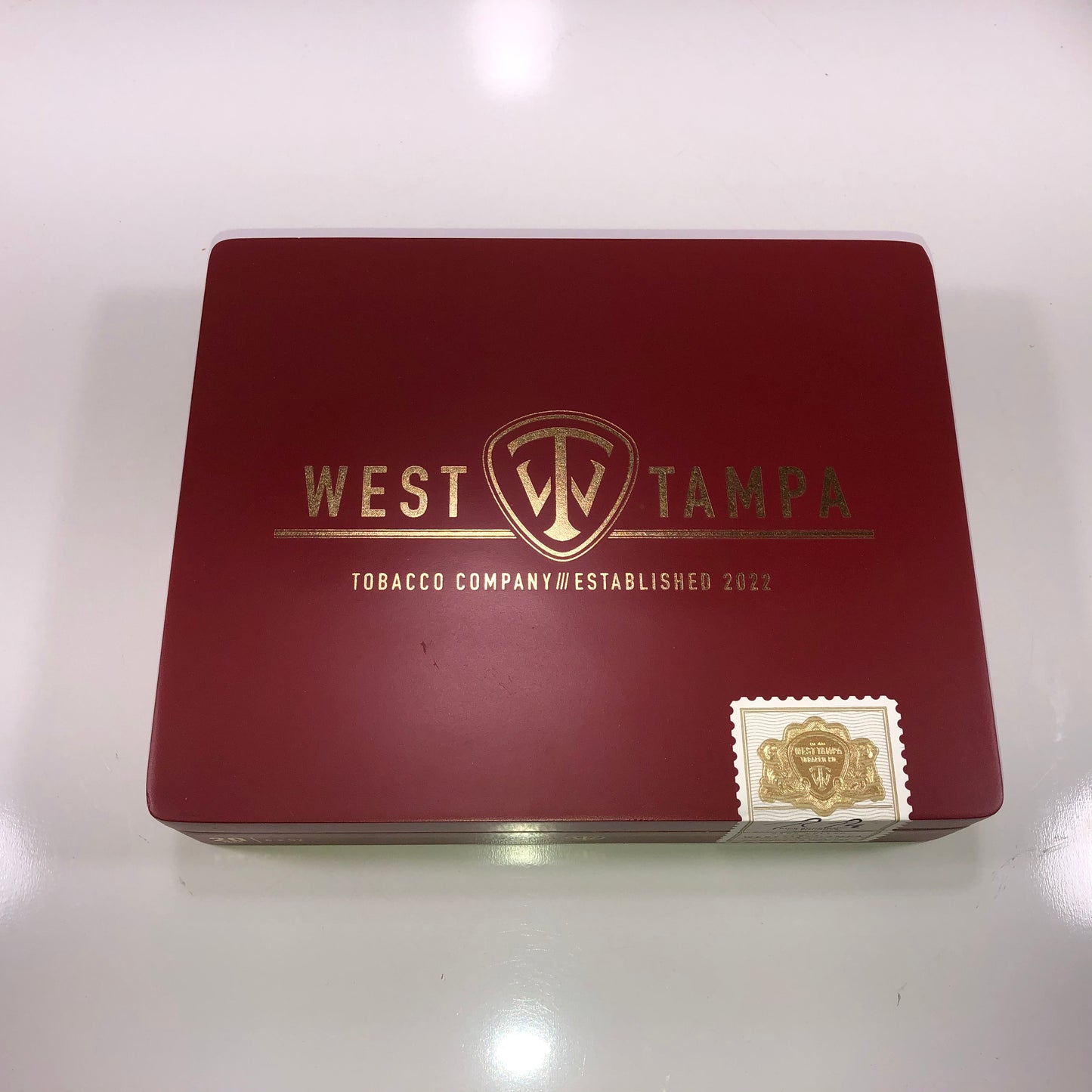 West Tampa Red Toro Empty Wooden Cigar Box 9x7x2