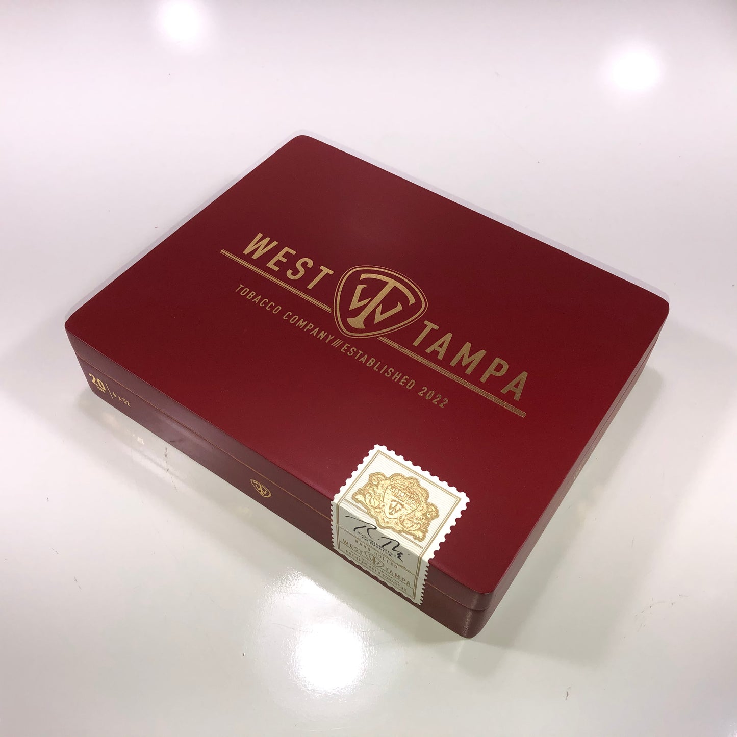 West Tampa Red Toro Empty Wooden Cigar Box 9x7x2