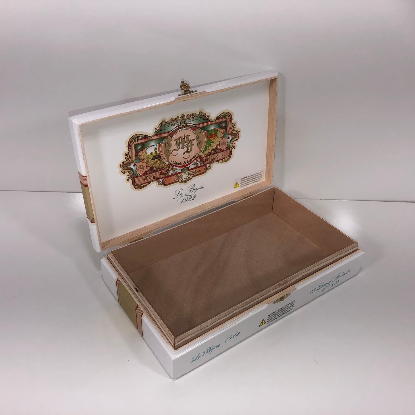 My Father Cigars Le Bijou 1922 Grand Robusto Empty Wooden Cigar Box 11x6.5x2.5