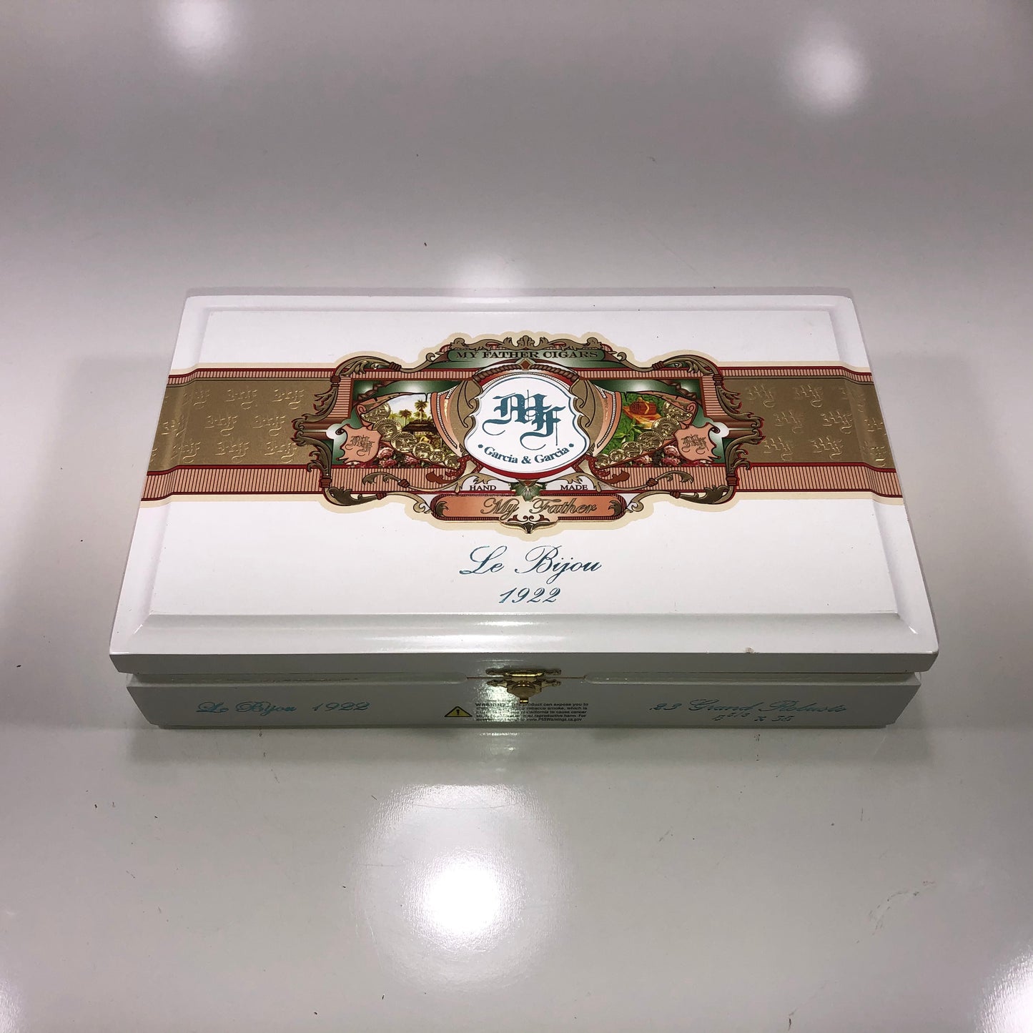 My Father Cigars Le Bijou 1922 Grand Robusto Empty Wooden Cigar Box 11x6.5x2.5