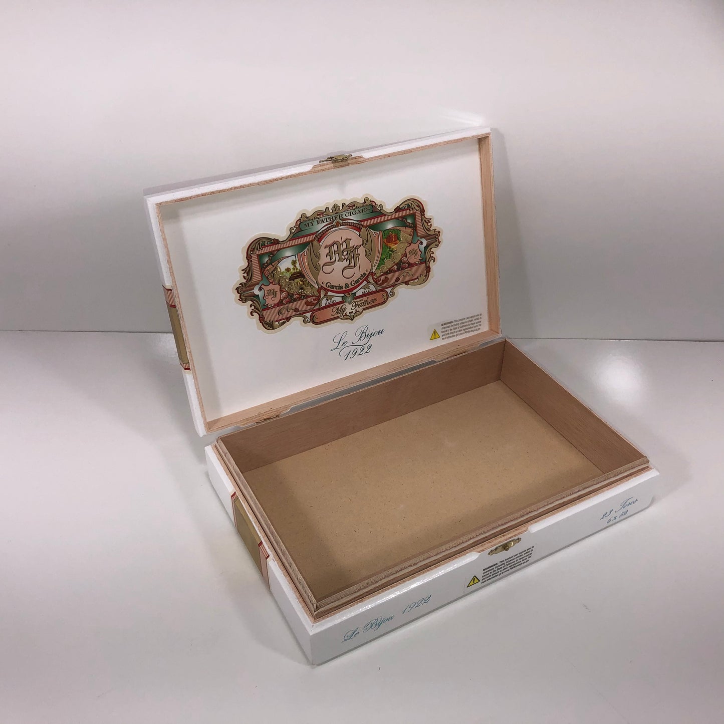 My Father Cigars Le Bijou 1922 Toro Empty Wooden Cigar Box 10.75x7x2.5