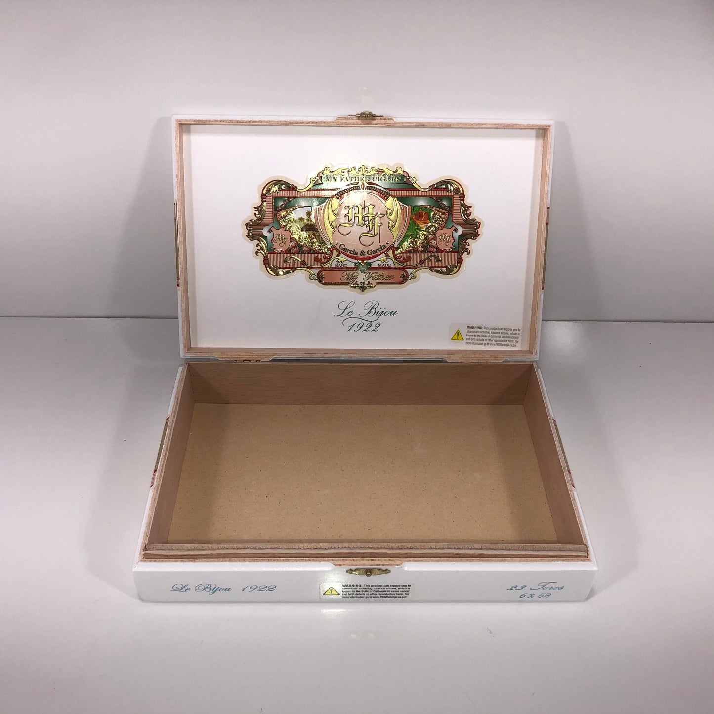 My Father Cigars Le Bijou 1922 Toro Empty Wooden Cigar Box 10.75x7x2.5