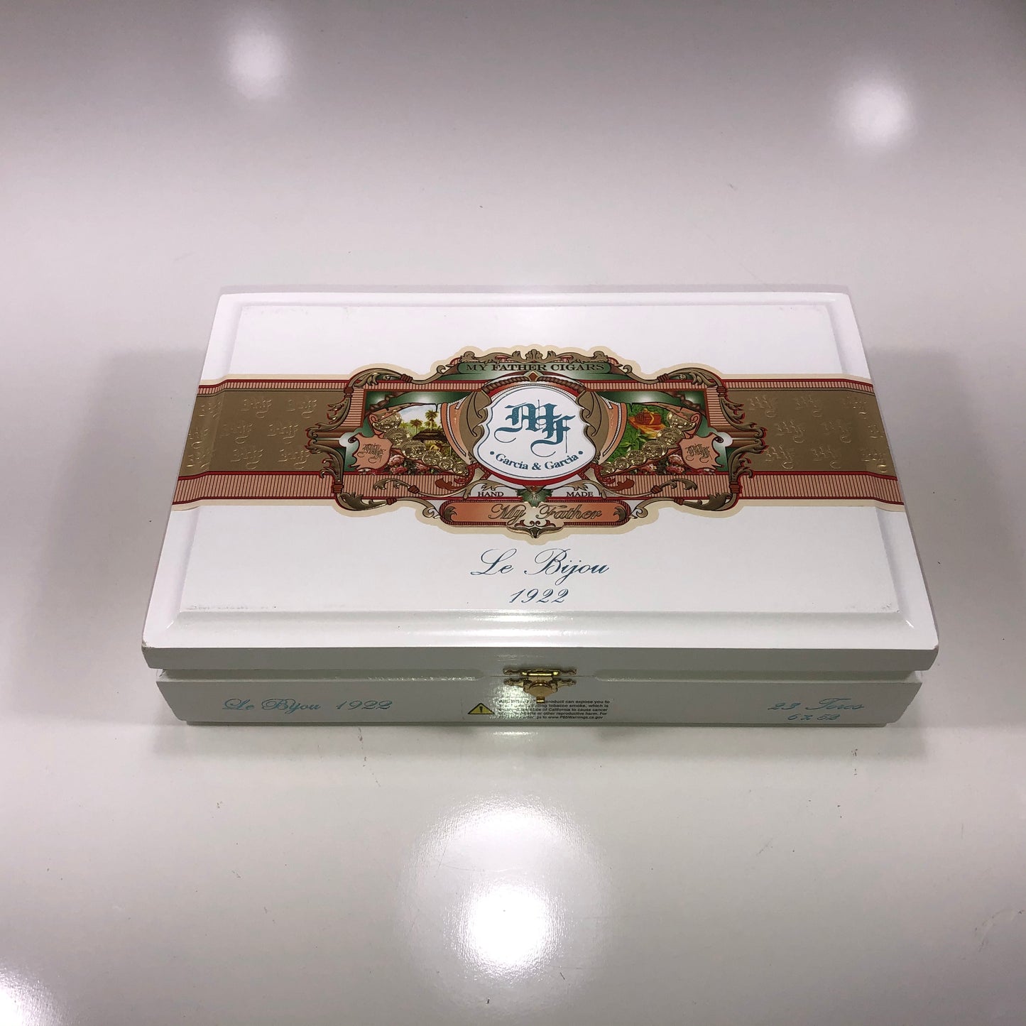 My Father Cigars Le Bijou 1922 Toro Empty Wooden Cigar Box 10.75x7x2.5