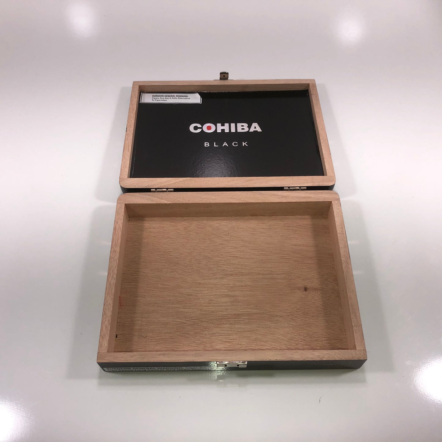 Cohiba Black Robusto Empty Wooden Cigar Box 9.75x7.5x2