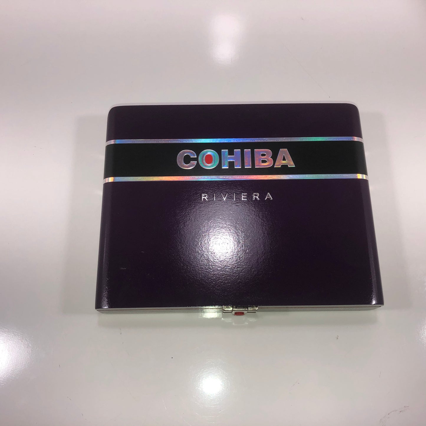 Cohiba Riviera Perfecto Empty Wooden Cigar Box 9.25x7.25x1.5