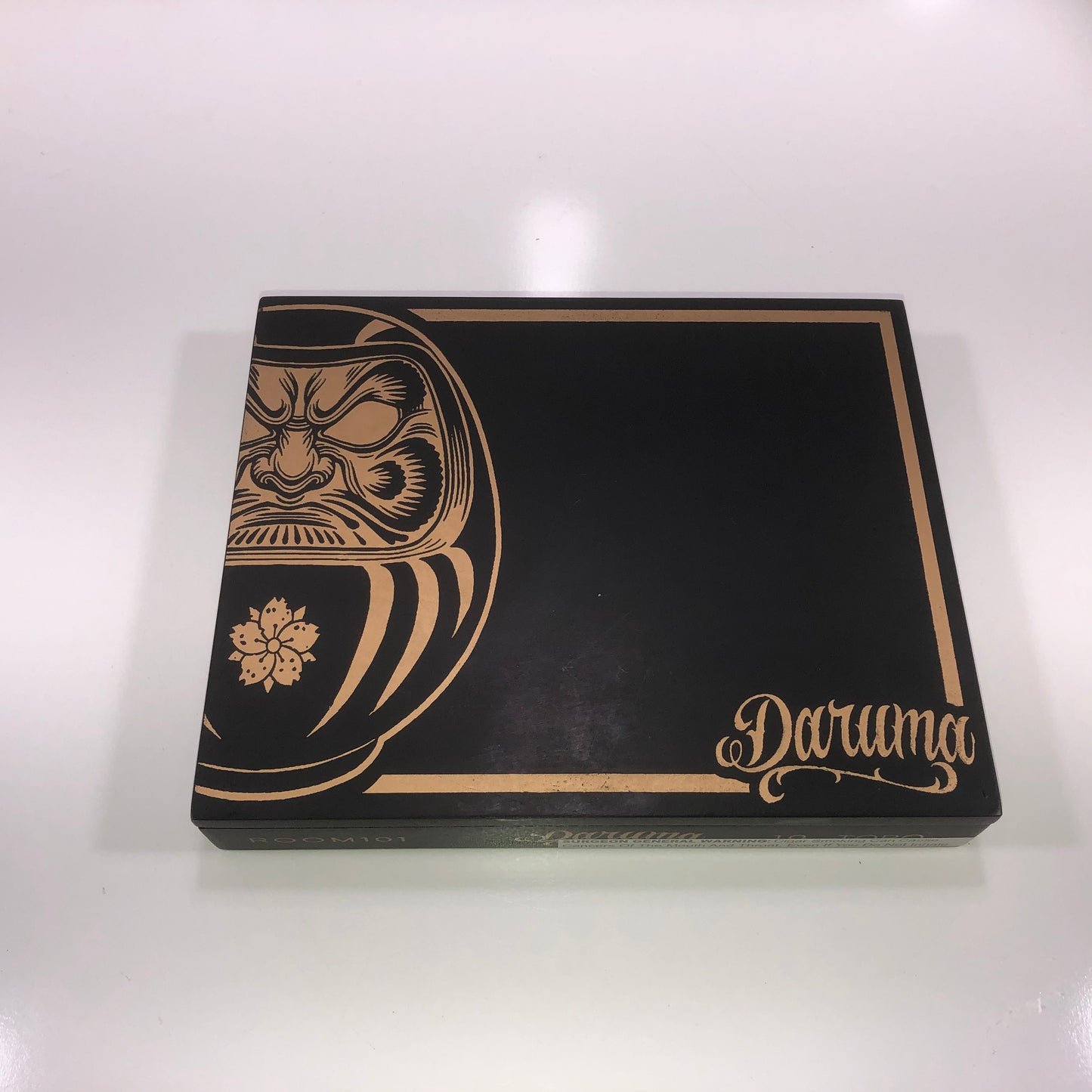 Room 101 Daruma Empty Wooden Cigar Box 9.25x7.5x1.5