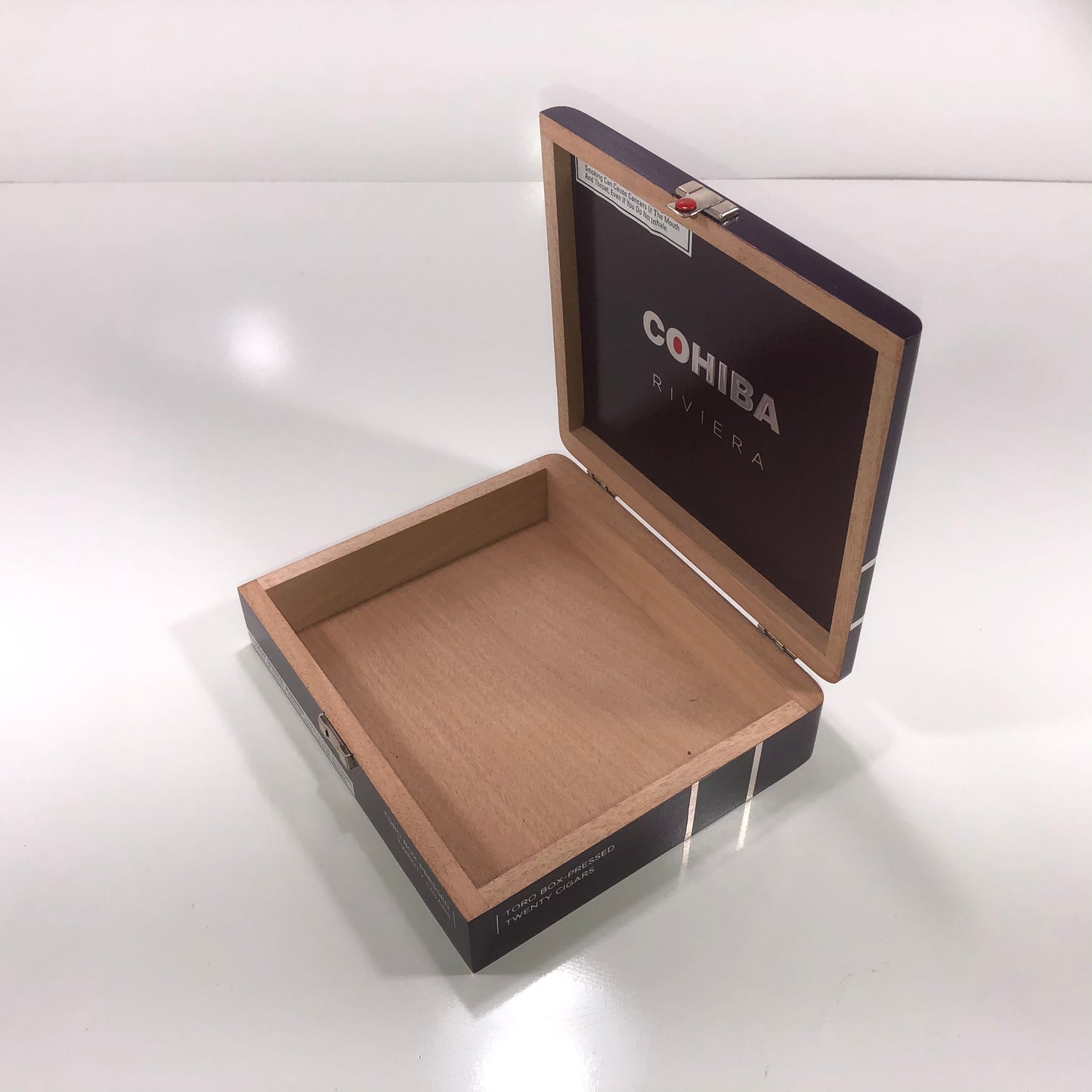 Cohiba Riviera Toro Empty Wooden Cigar Box 8.5x7.75x2.25