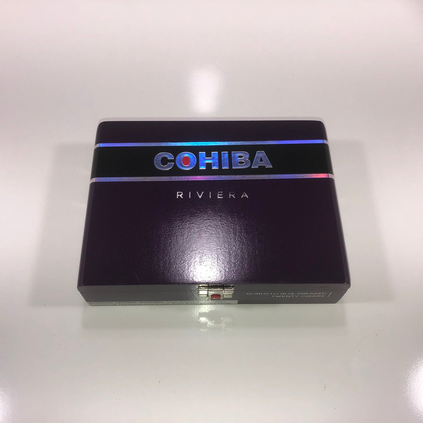 Cohiba Riviera Robusto Empty Wooden Cigar Box 8.5x6x2.25