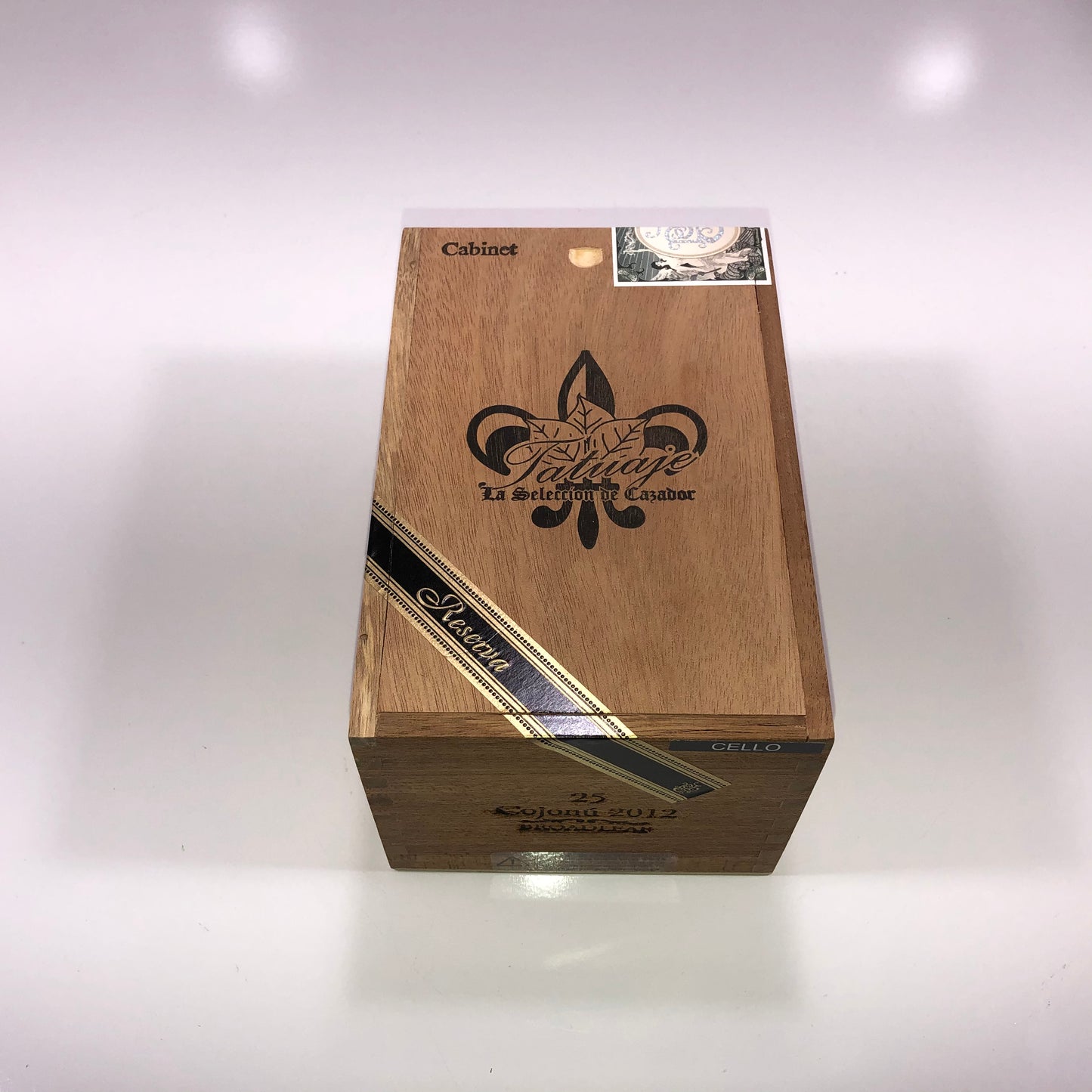 Tatuaje Cojonu Broadleaf 2012 Empty Wooden Cigar Box 4.75x7.25x4