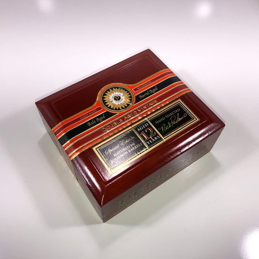 Perdomo Double Aged Vintage Conn Epicure Empty Wooden Cigar Box 8x7.25x3.5