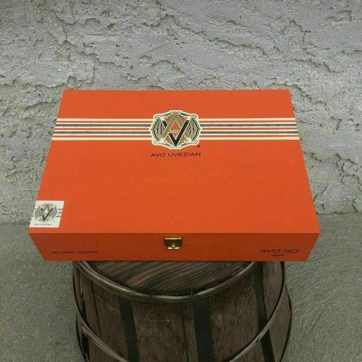 Avo Uvezian Xo Legato Empty Wooden Cigar Box 9.5x7x2