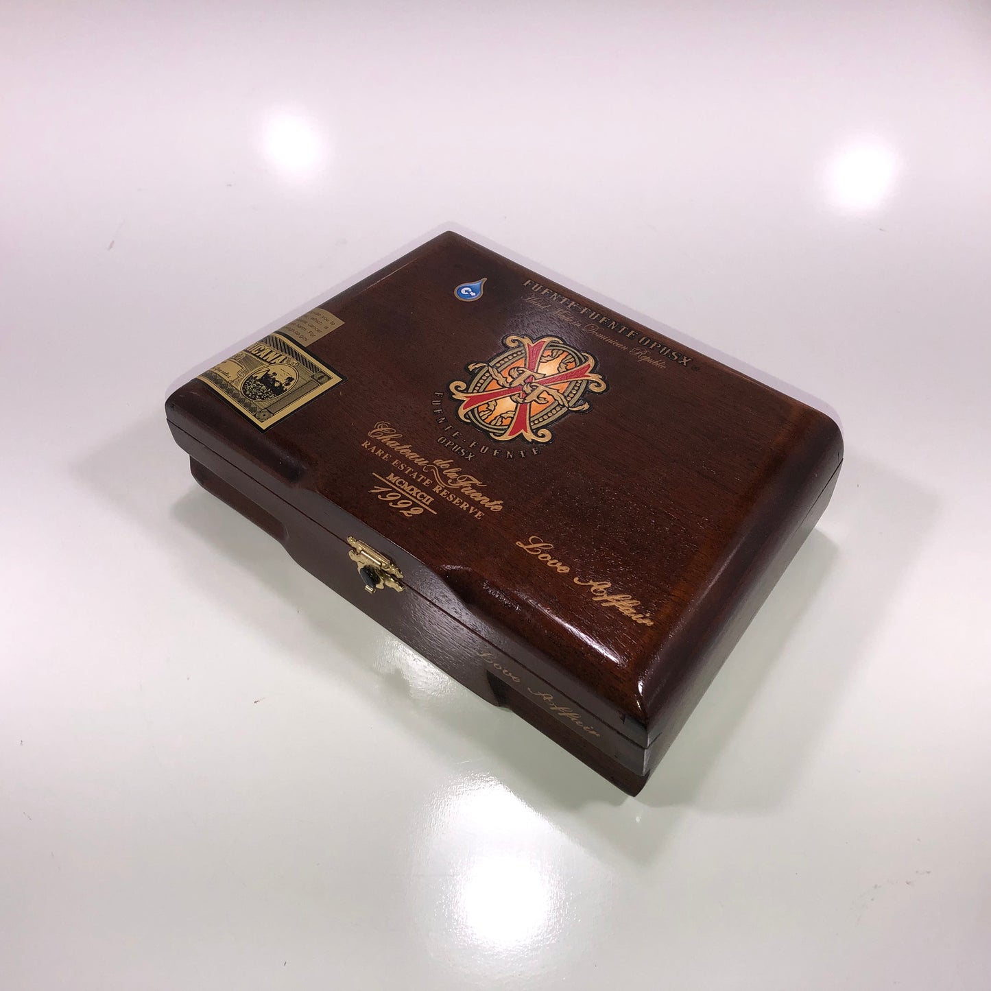 Arturo Fuente Opus X Love Affair Empty Wooden Cigar Box 8.5x5.5x2.25