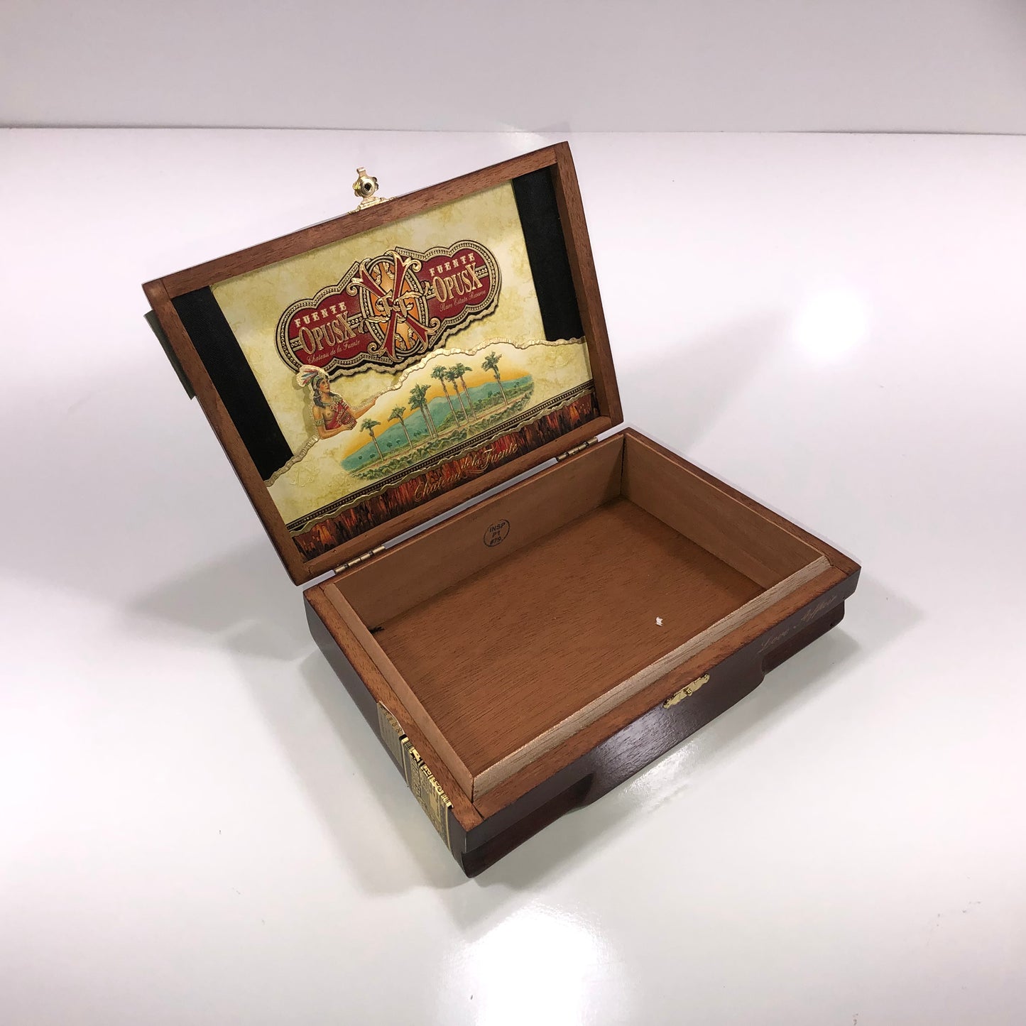 Arturo Fuente Opus X Love Affair Empty Wooden Cigar Box 8.5x5.5x2.25