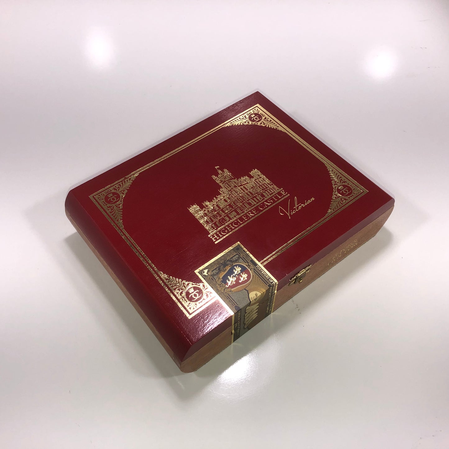 Highclere Castle Toro Empty Wooden Cigar Box 9.75x7.25x2.25