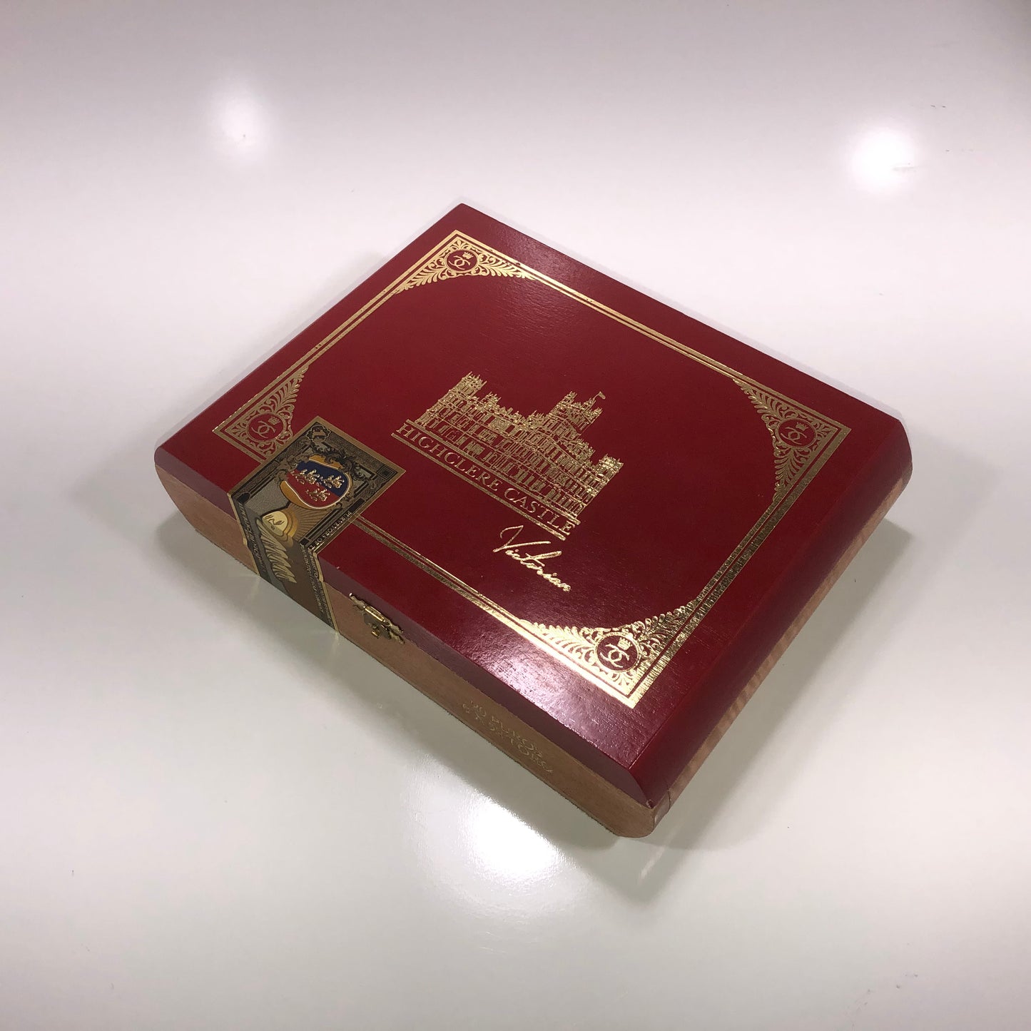 Highclere Castle Toro Empty Wooden Cigar Box 9.75x7.25x2.25