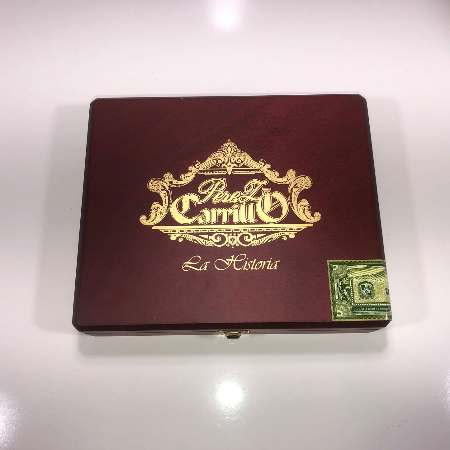 Ep Carrillo La Historia E3 Empty Wooden Cigar Box 9.75x8x2