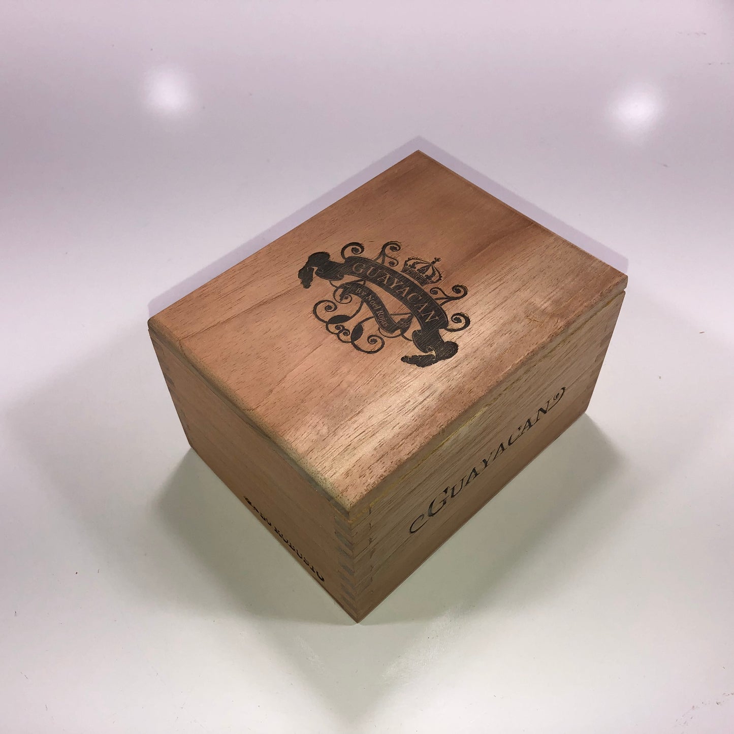 Guayacan Robusto Empty Wooden Cigar Box 4.5x6.25x3.75