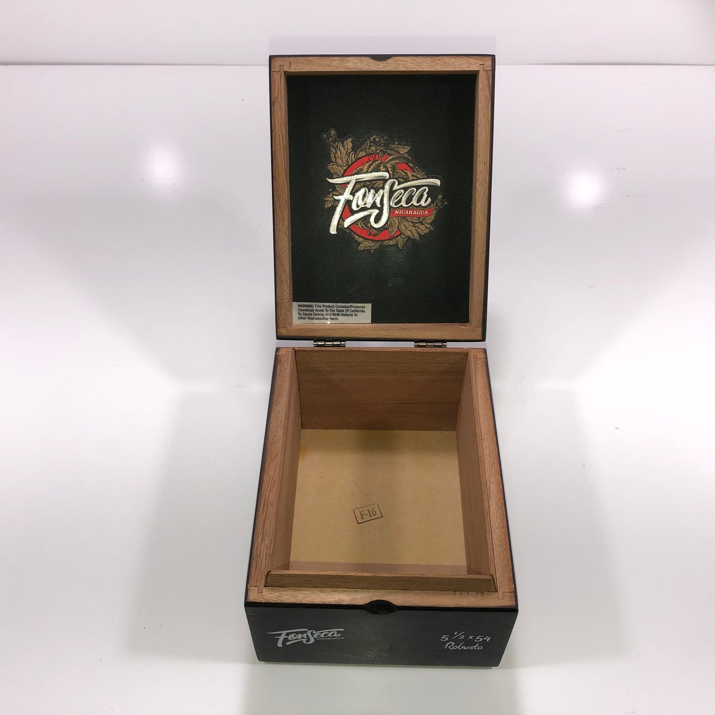 Fonseca Robusto Empty Wooden Cigar Box 5x6.5x3.75