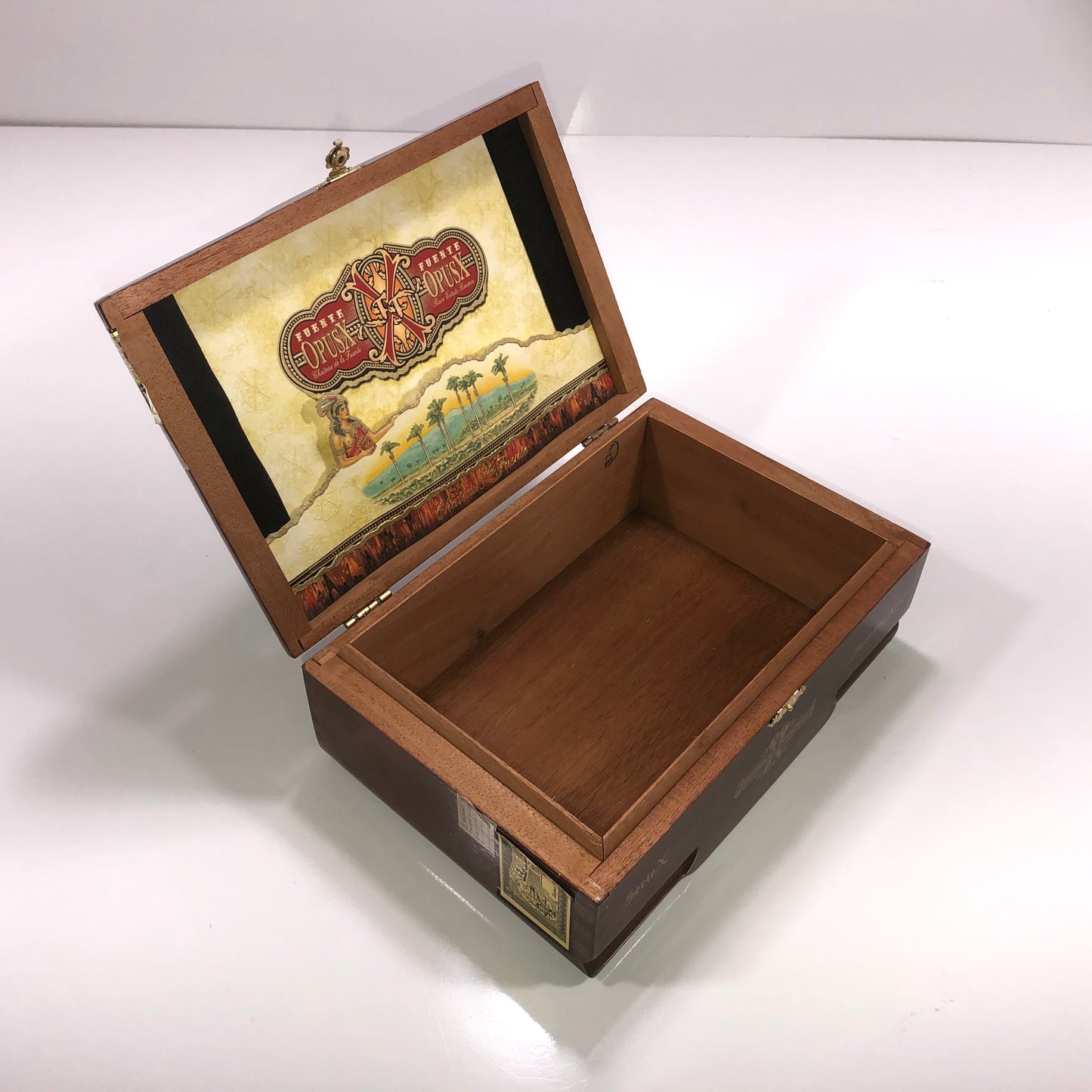 Arturo Fuente Opus X Perfection No4 Empty Wooden Cigar Box 9.25x6.25x3.5