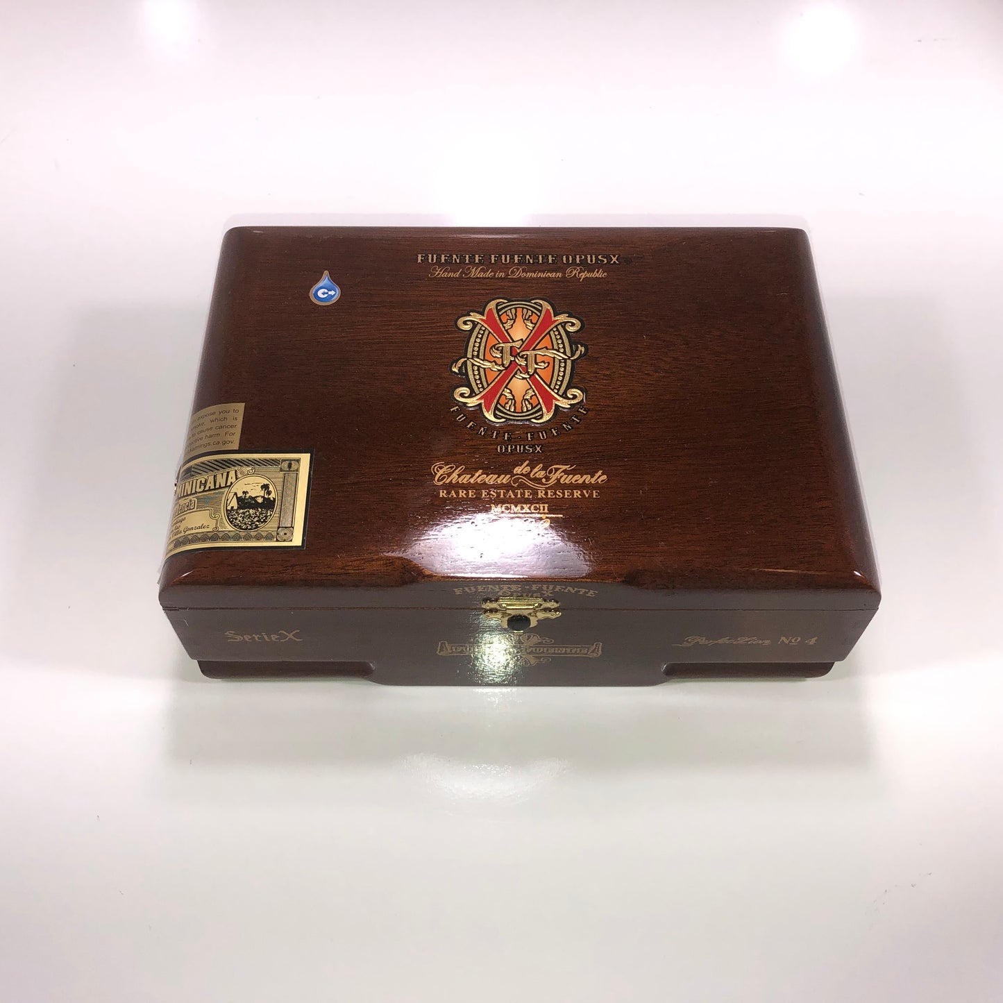 Arturo Fuente Opus X Perfection No4 Empty Wooden Cigar Box 9.25x6.25x3.5