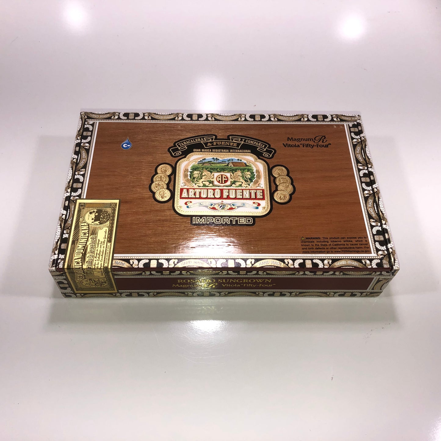 Arturo Fuente Rosado Sungrown 54 Empty Cigar Box 10.75x6.75x2