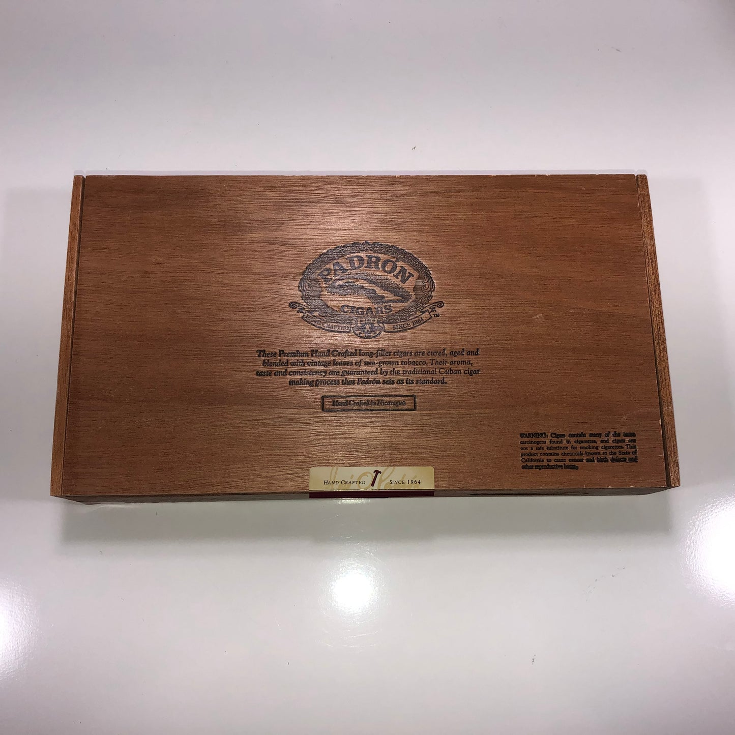 Padron 7000 Maduro Empty Wooden Cigar Box 12.5x7x2