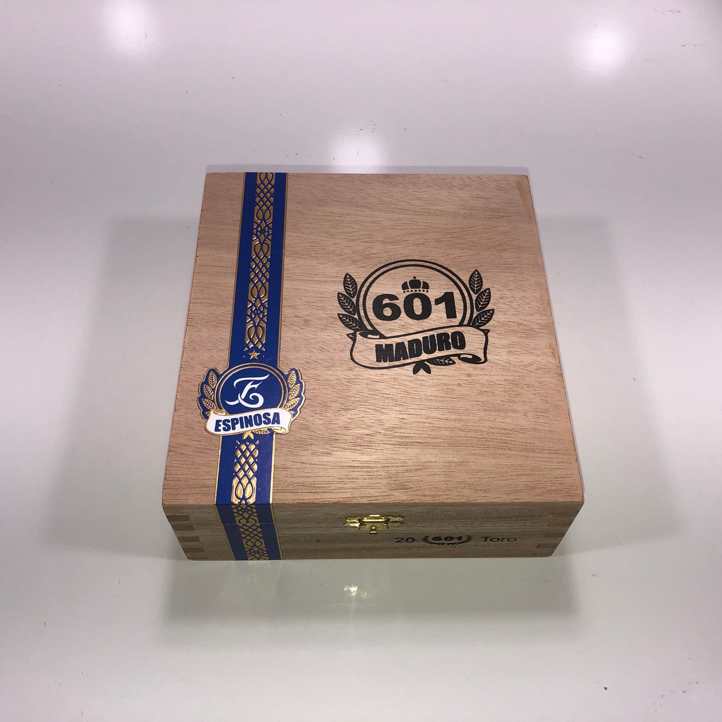 Espinosa 601 Maduro Toro Empty Wooden Cigar Box 6.75x7.5x2.5