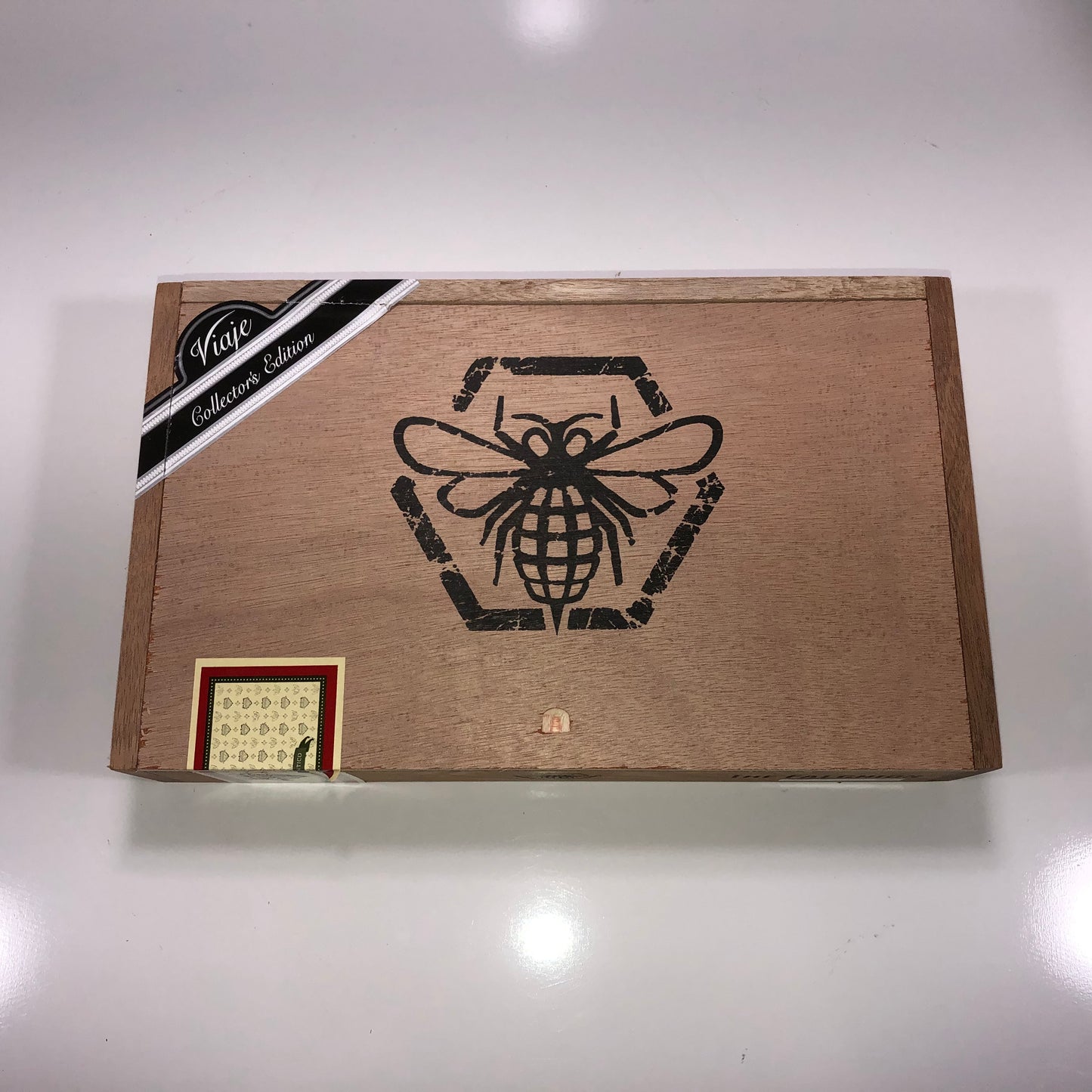 Viaje The Falchion Empty Wooden Cigar Box 11.5x7.25x2.25