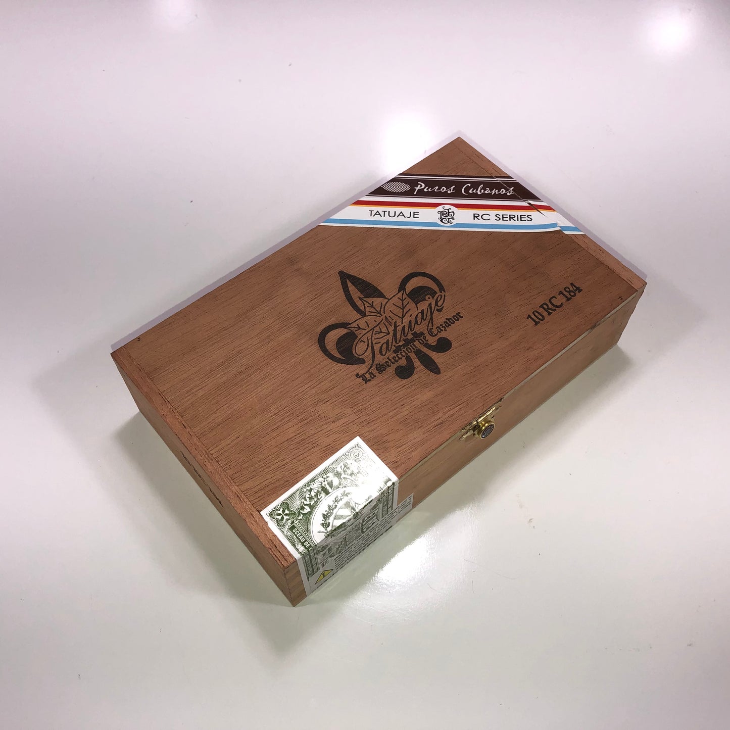 Tatuaje RC184 Empty Wooden Cigar Box 8.25x5x2