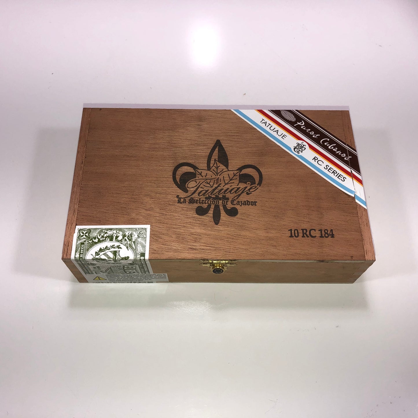 Tatuaje RC184 Empty Wooden Cigar Box 8.25x5x2