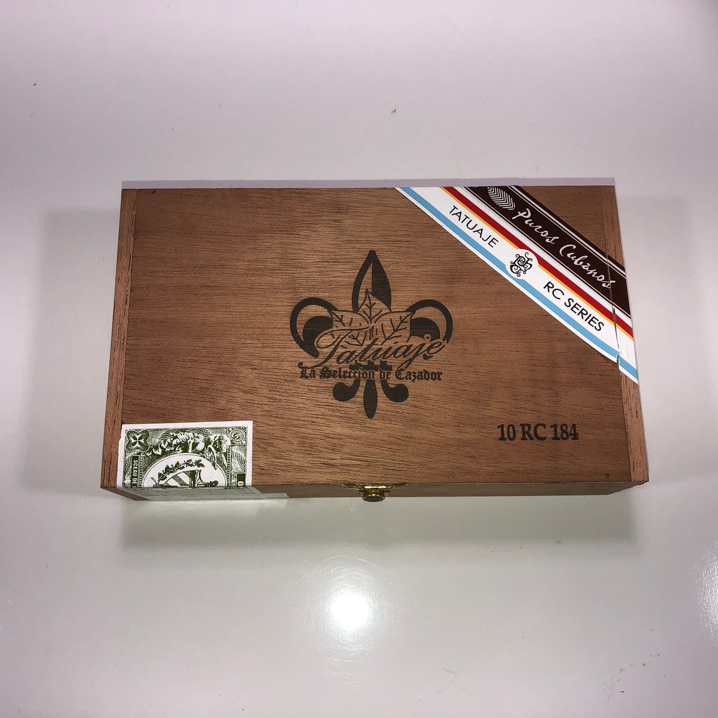 Tatuaje RC184 Empty Wooden Cigar Box 8.25x5x2