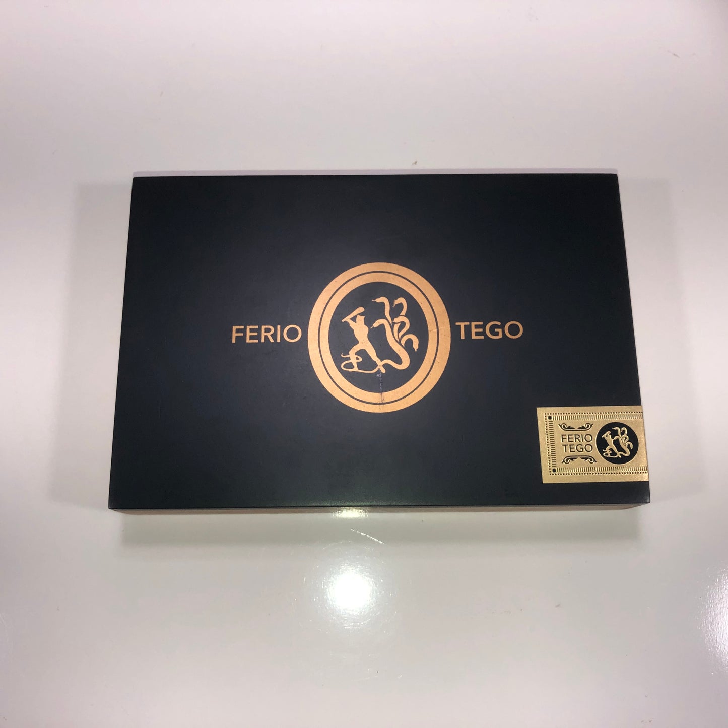 Ferio Tego Summa Robusto Empty Wooden Cigar Box 8.75x6x1.5