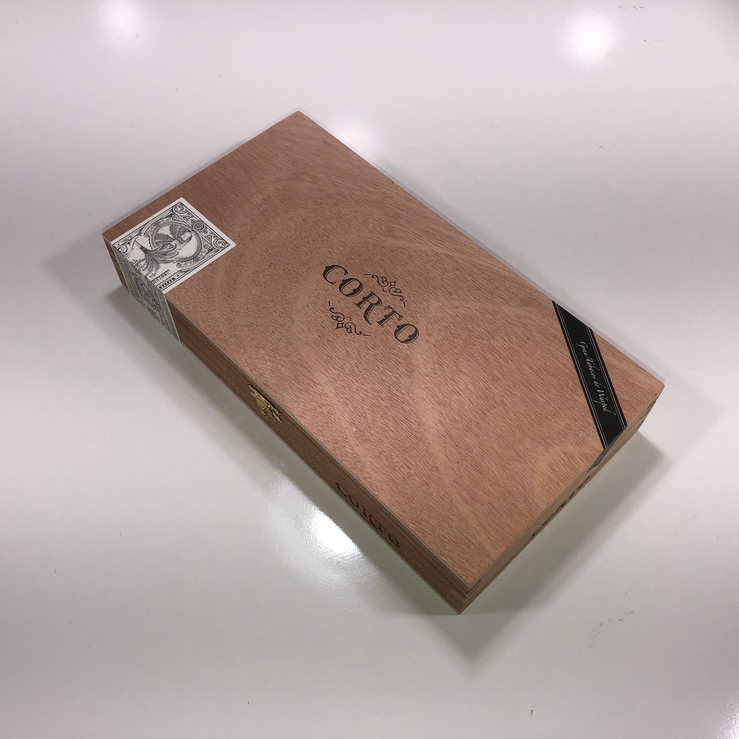 Warped Cigars Corto Empty Wooden Cigar Box 11.25x6x2