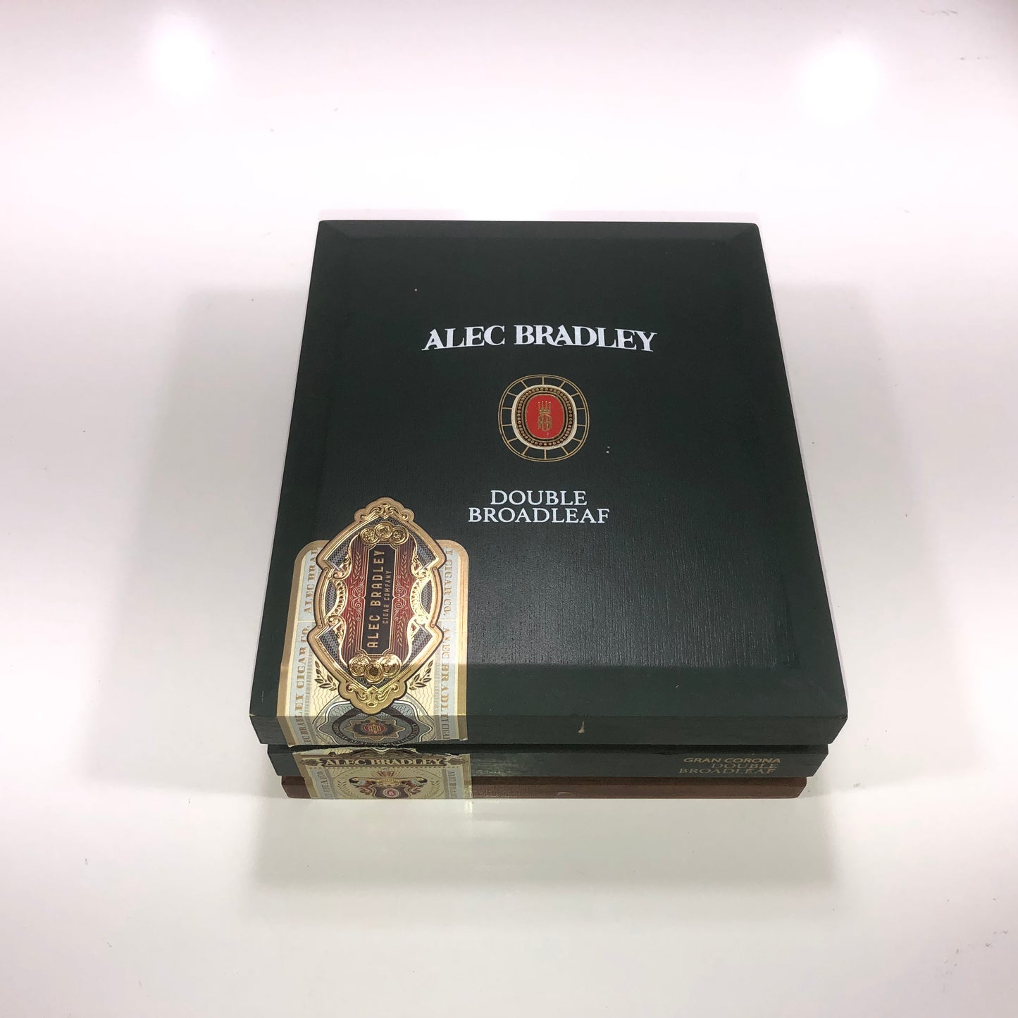 Alec Bradley Double Broadleaf Gran Corona Empty Wooden Cigar Box 6.5x8x2.75