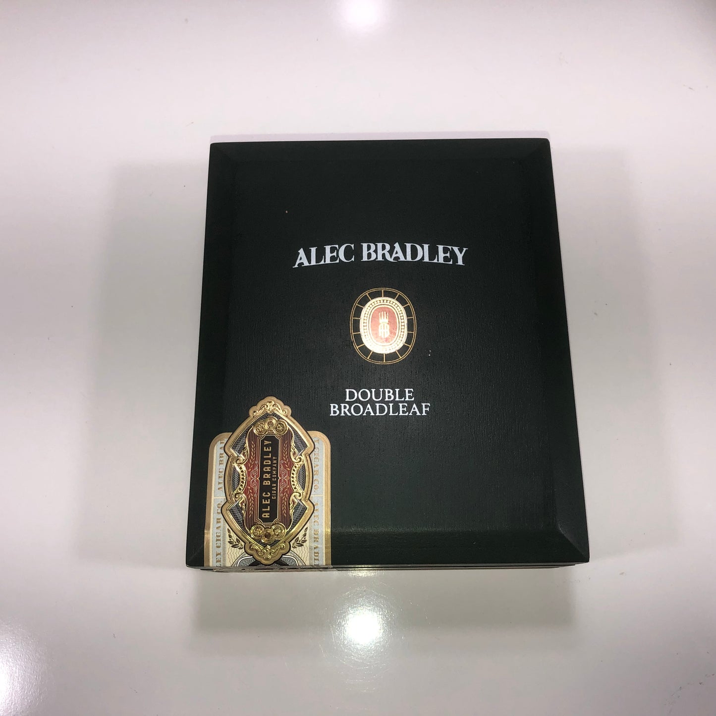 Alec Bradley Double Broadleaf Gran Corona Empty Wooden Cigar Box 6.5x8x2.75