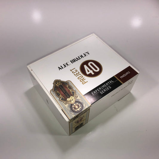 Alec Bradley Project 40 660 Empty Wooden Cigar Box 8x6.75x3.5