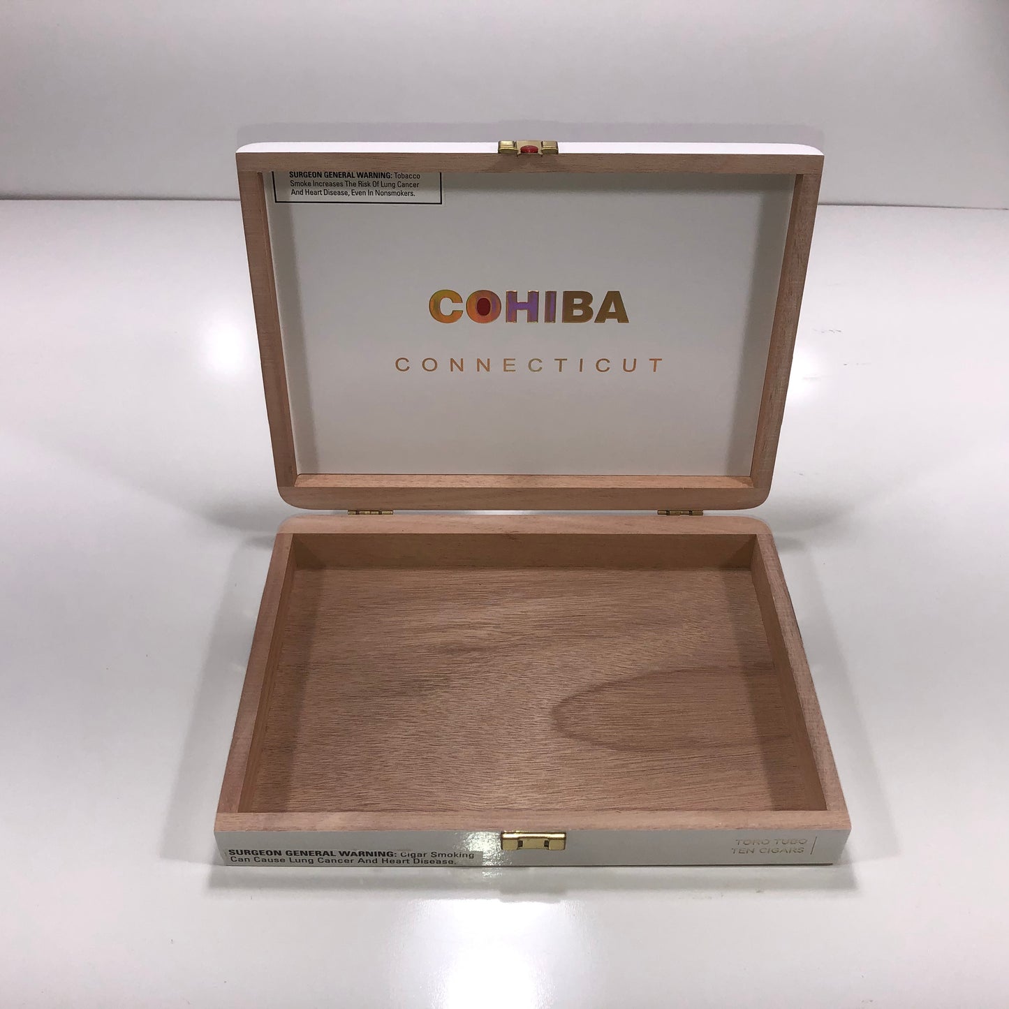 Cohiba Connecticut Toro Tubo Empty Wooden Cigar Box 10.75x7.75x2