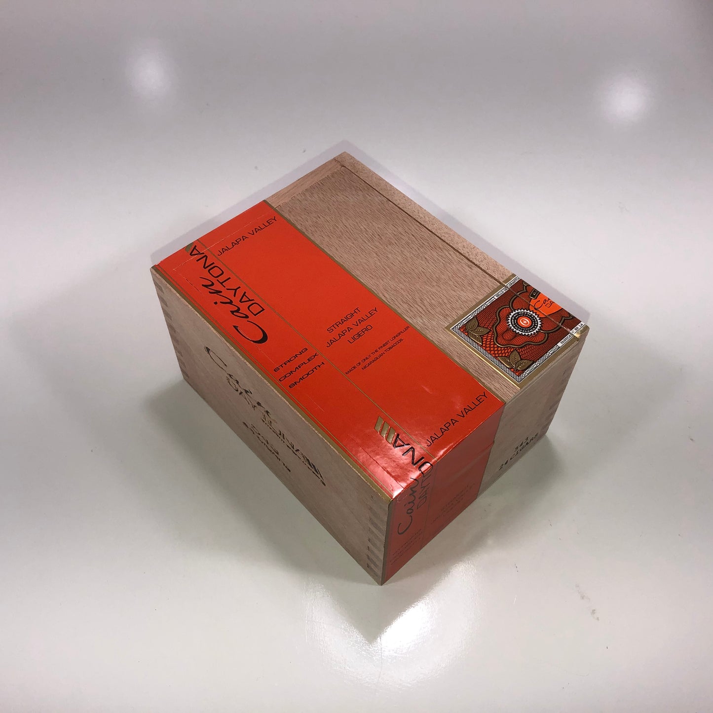 Oliva Cain 543 Empty Wooden Cigar Box 4.5x6x3.5