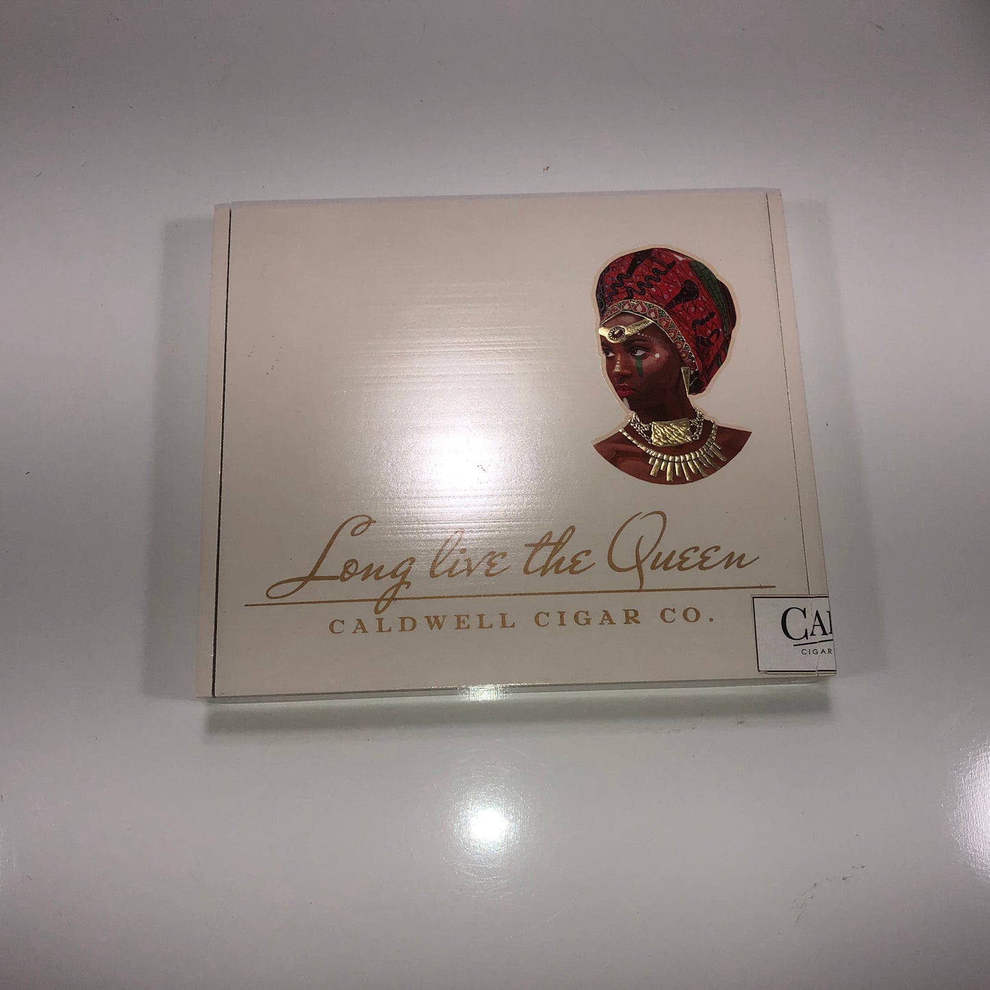 Caldwell Long Live the Queen Toro BXP Empty Wooden Cigar Box 8.25x7x1