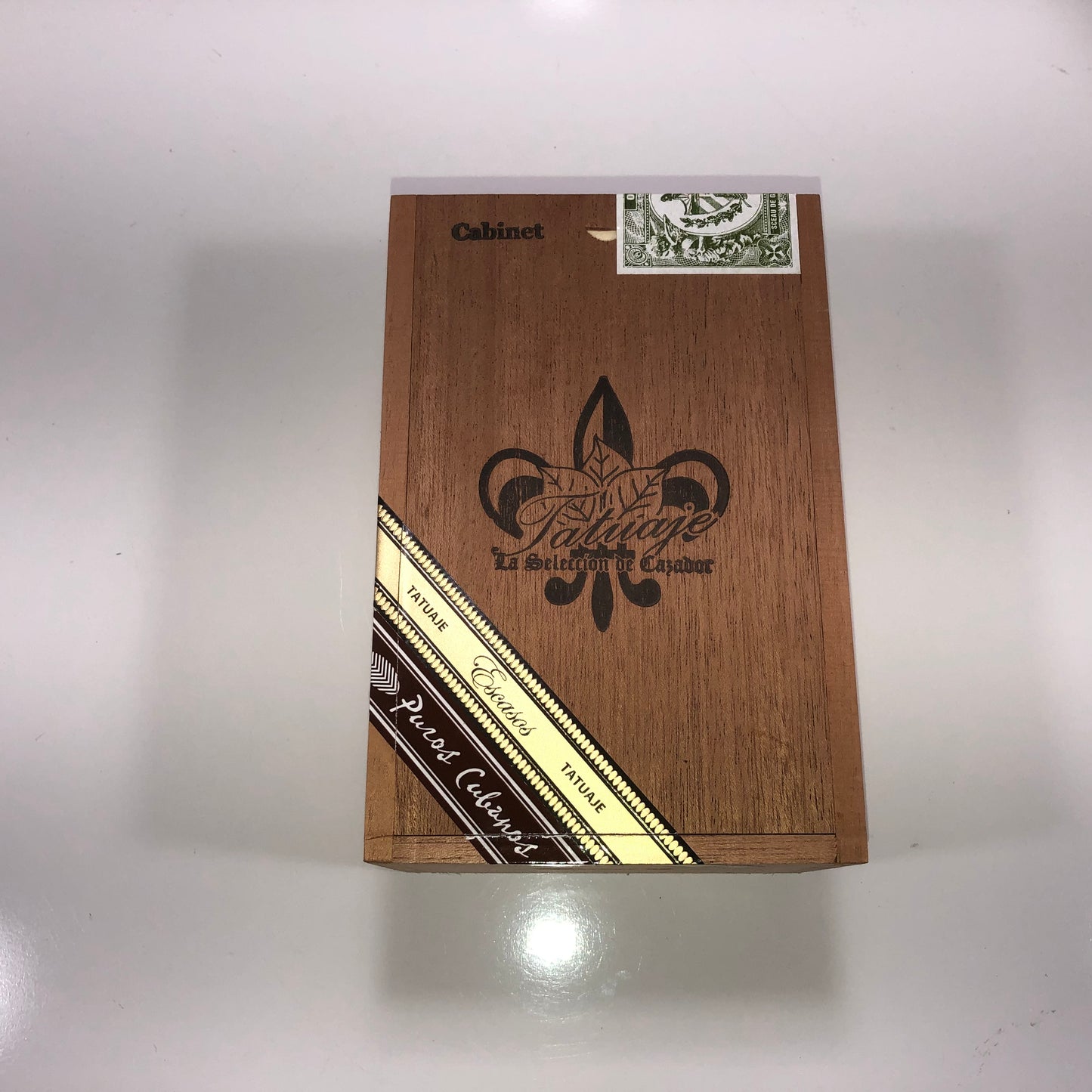 Tatuaje Cabinet Escasos Empty Wooden Cigar Box 4.75x7.25x3.25