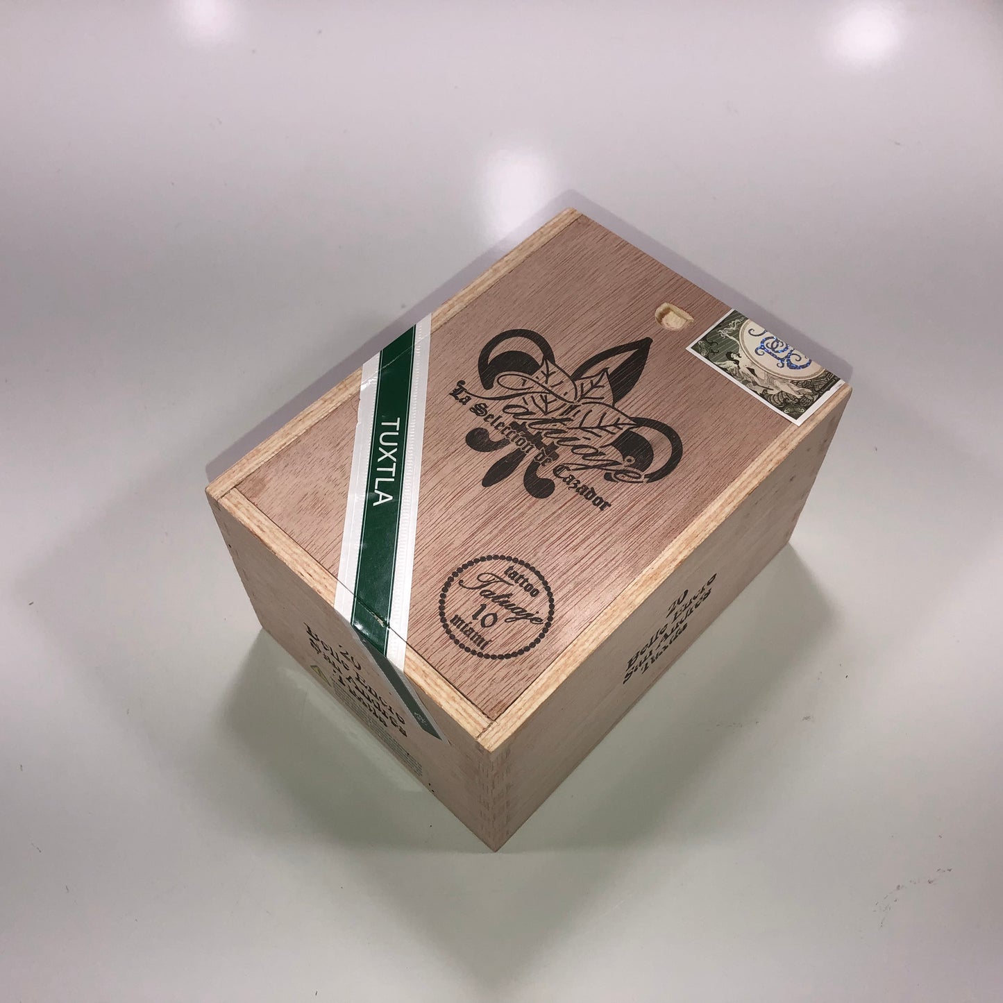 Tatuaje Tuxtla Encre Empty Wooden Cigar Box 4.25x6x3.5