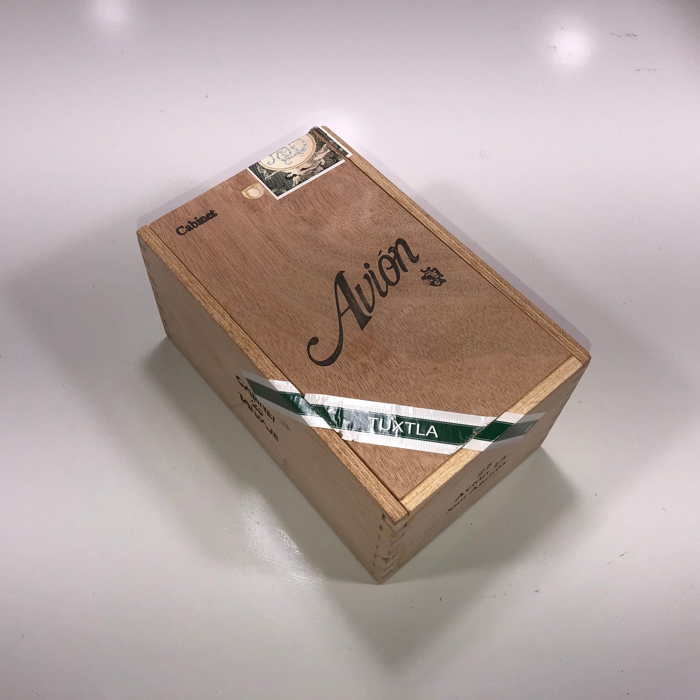 Tatuaje Tuxtla Avion 13 Empty Wooden Cigar Box 4.75x7.5x3.75