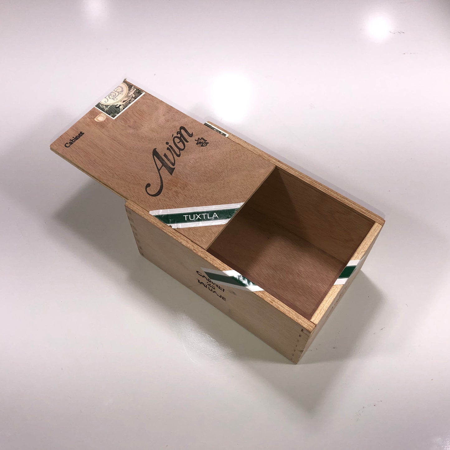 Tatuaje Tuxtla Avion 13 Empty Wooden Cigar Box 4.75x7.5x3.75