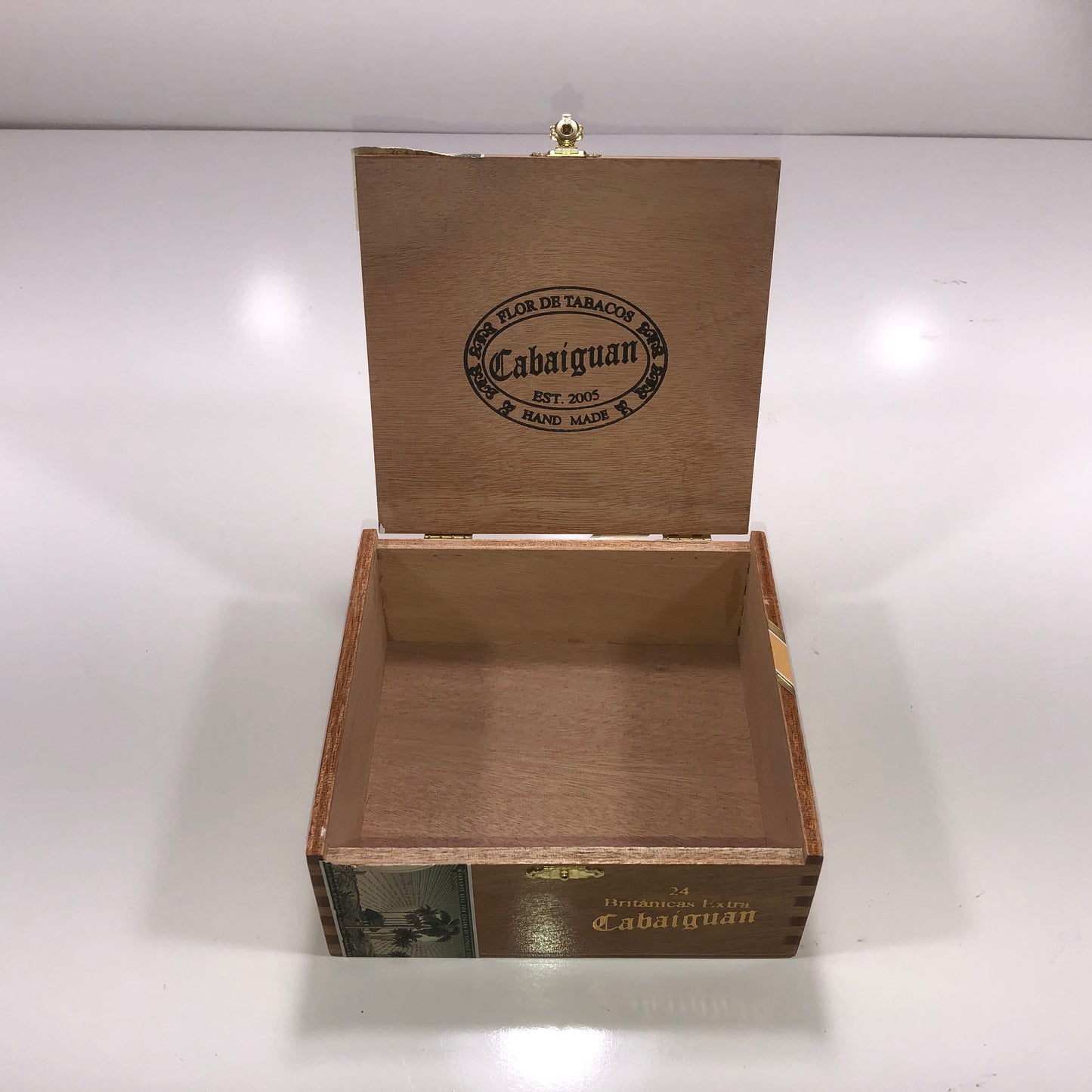 Tatuaje Cabaiguan Empty Wooden Cigar Box 6.5x6x2.75