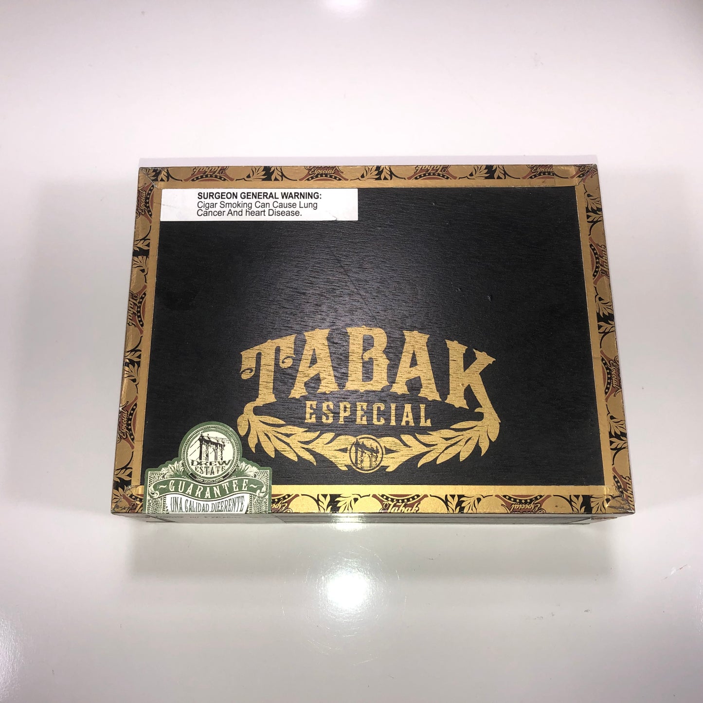 Tabak Especial Colada Empty Wooden Cigar Box 8.25x6.25x2.75