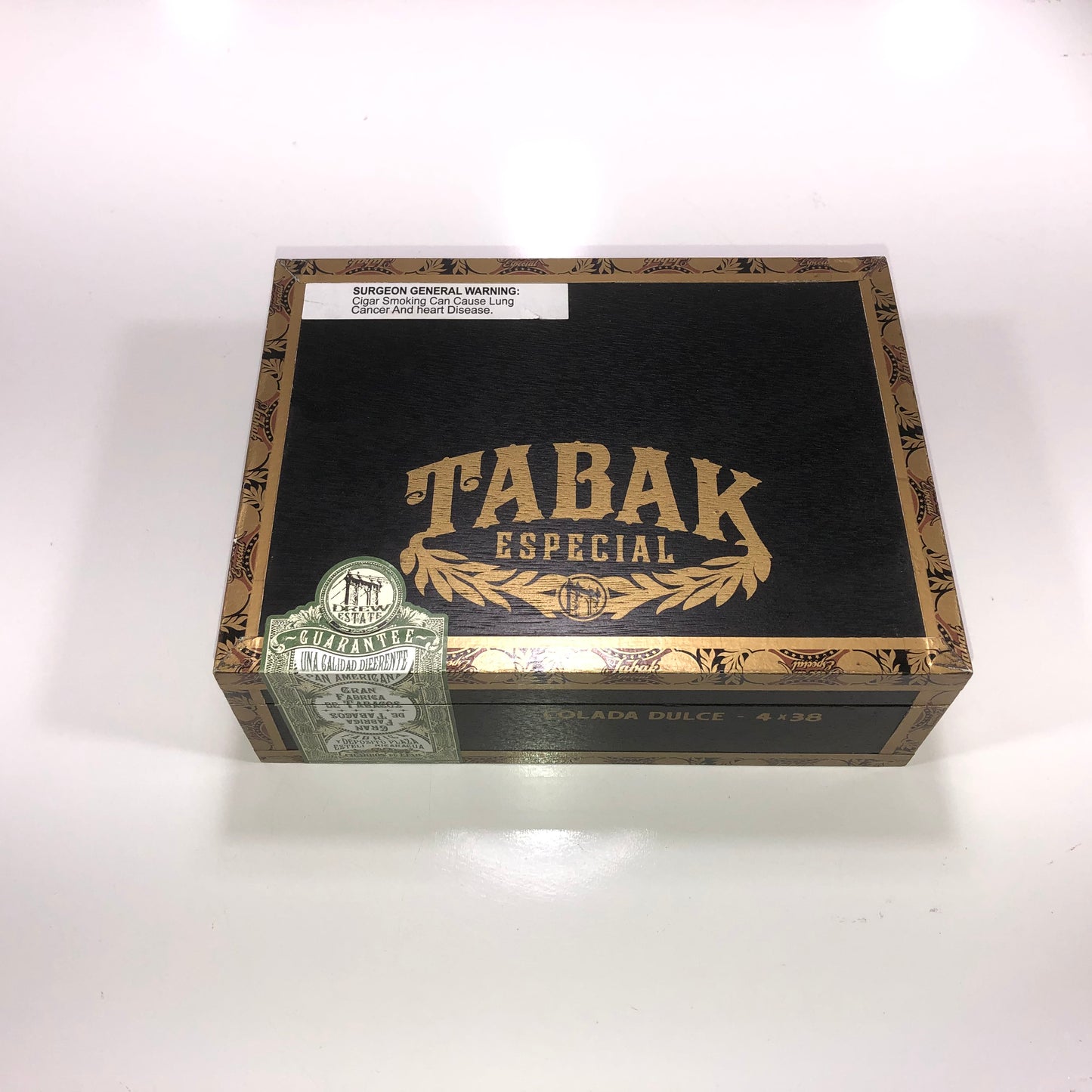 Tabak Especial Colada Empty Wooden Cigar Box 8.25x6.25x2.75