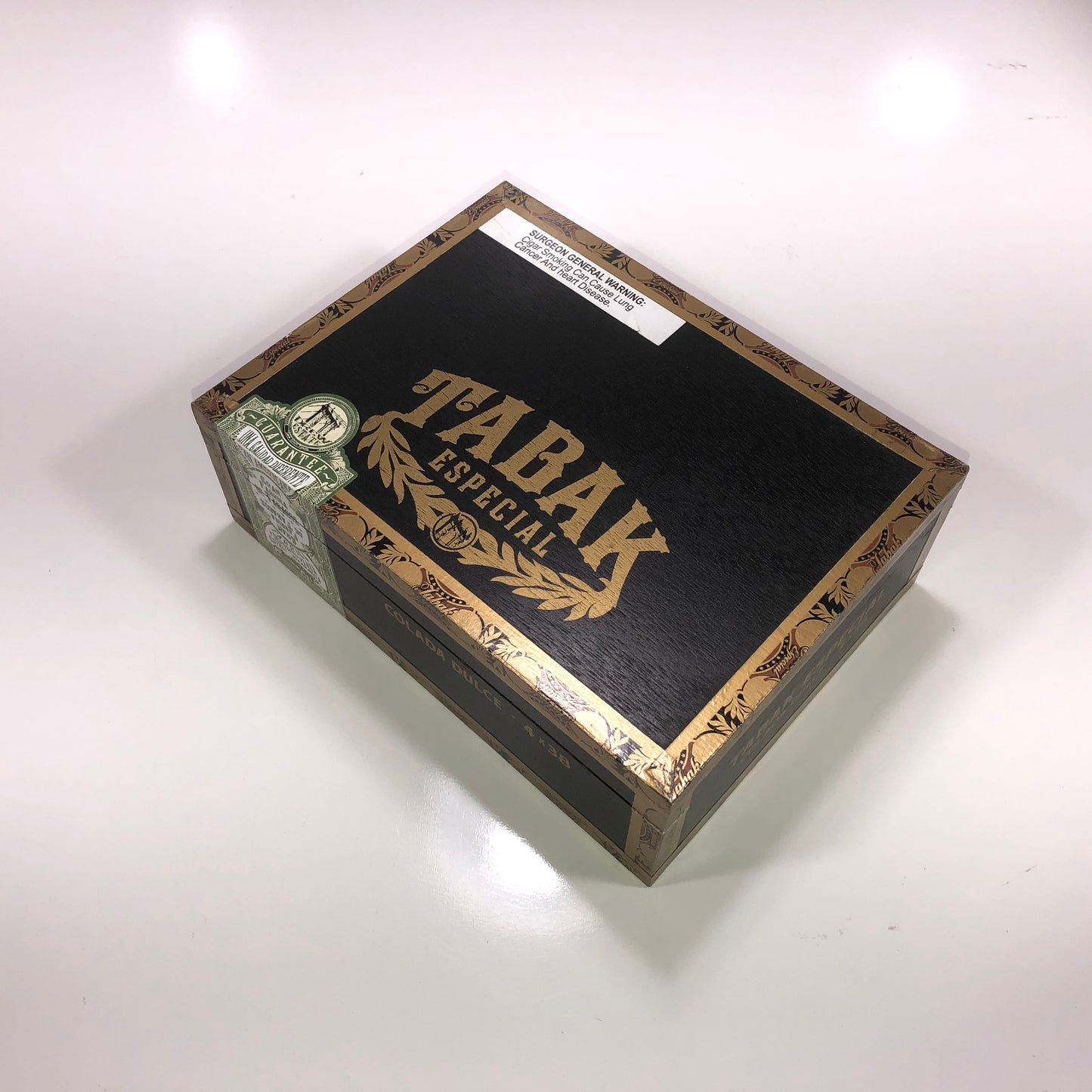 Tabak Especial Colada Empty Wooden Cigar Box 8.25x6.25x2.75