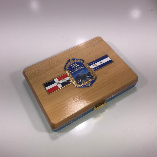 DBL Nicaragua Robusto Gorda Empty Wooden Cigar Box 9.75x7x2